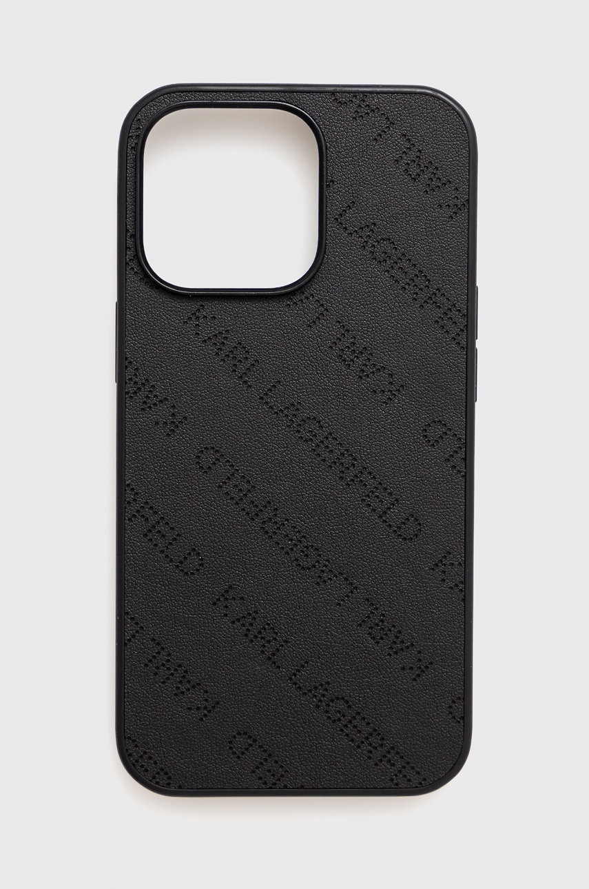 

Чехол на телефон Karl Lagerfeld Iphone 13 Pro / 13 6,1" цвет чёрный
