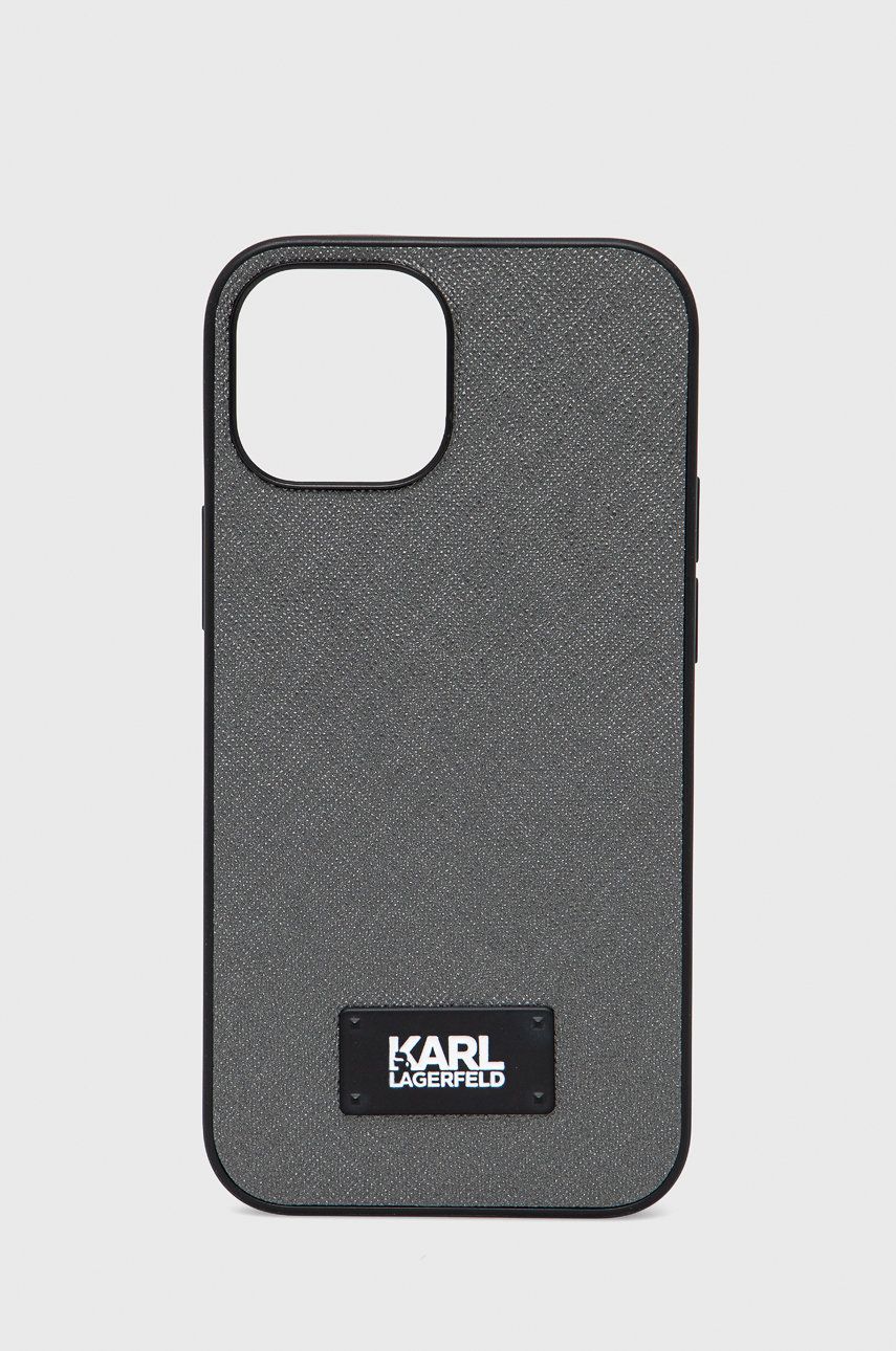 Levně Obal na telefon Karl Lagerfeld Iphone 13 Mini 5,4'' stříbrná barva