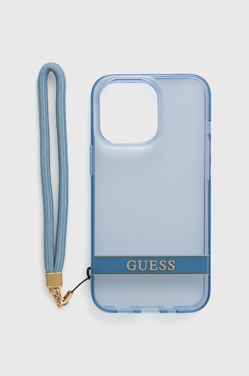 

Кейс за телефон Guess Iphone 13 Pro / 13 6,1'', Син