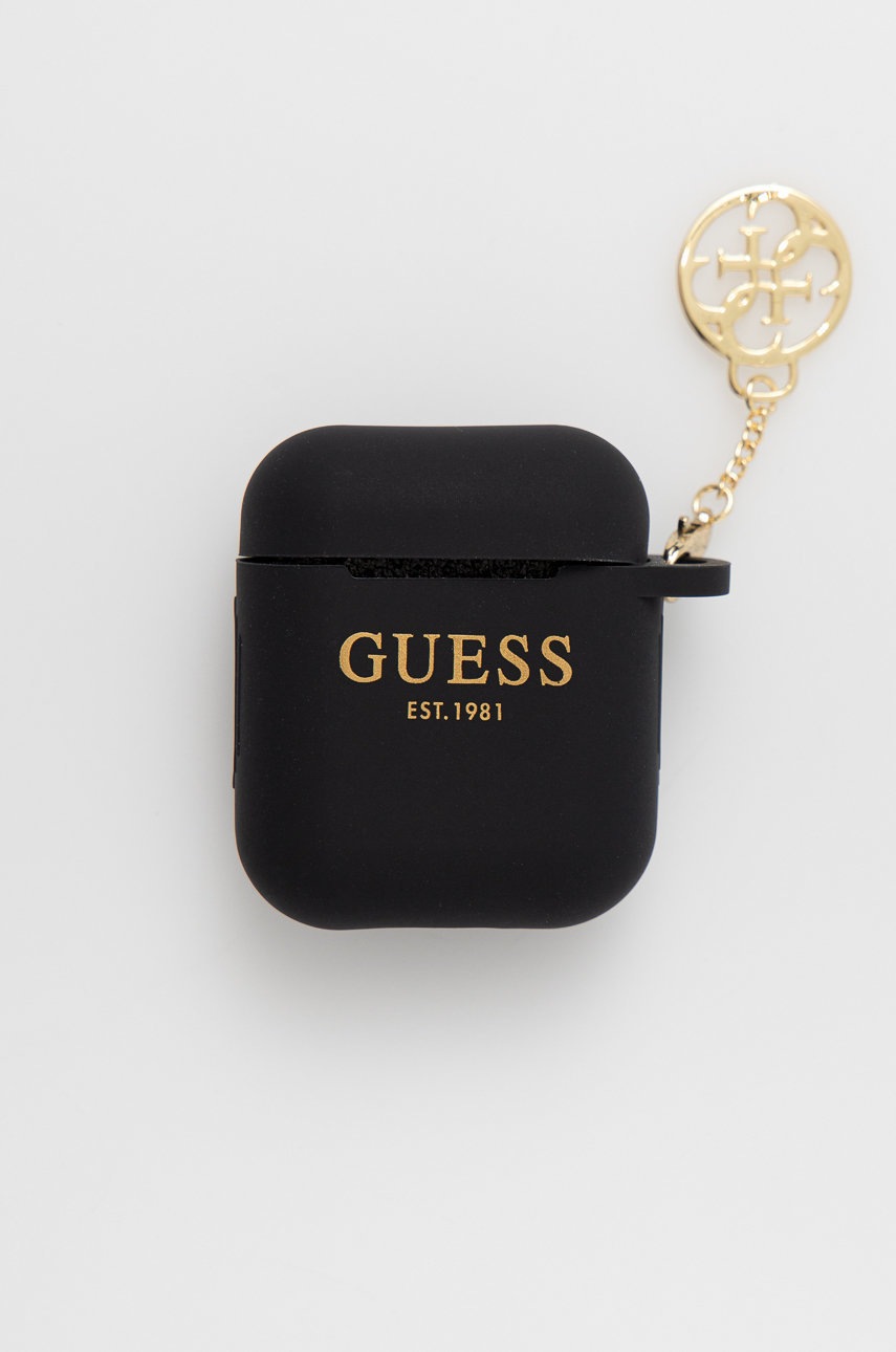 

Кейс за airpod Guess Airpods 1/2 в черно, Черен
