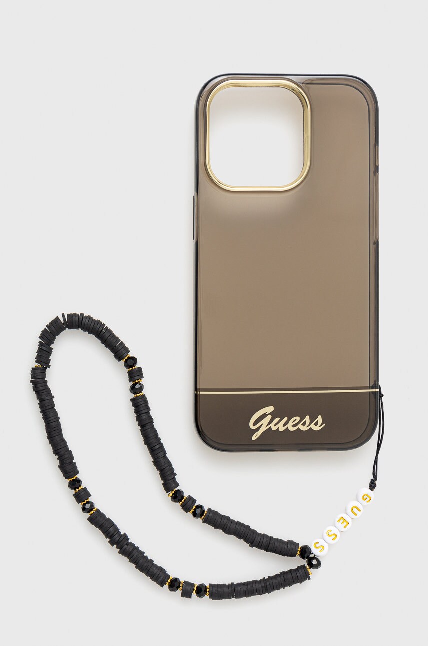 

Чехол на телефон Guess Iphone 14 Pro 6,1" цвет чёрный