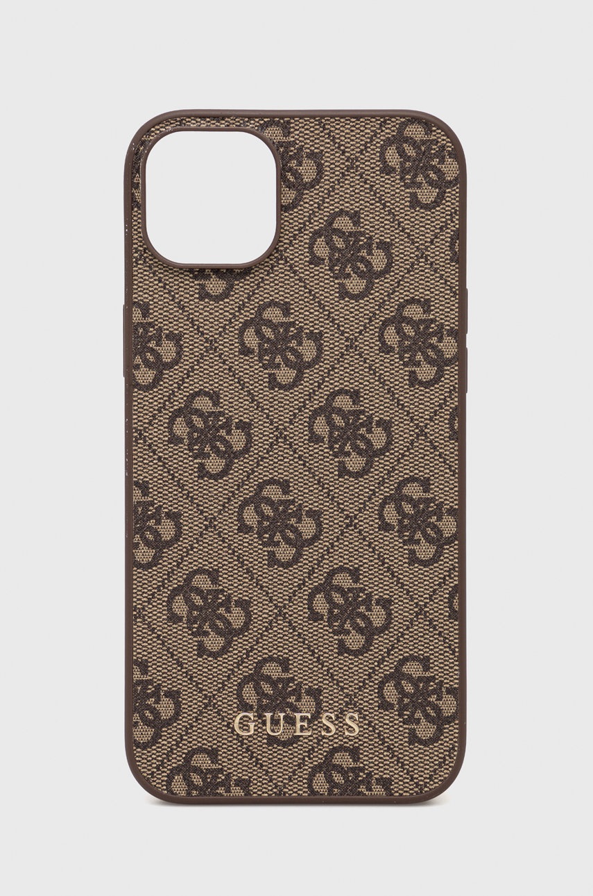 

Кейс за телефон Guess Iphone 14 Plus 6,7" в кафяво, Кафяв