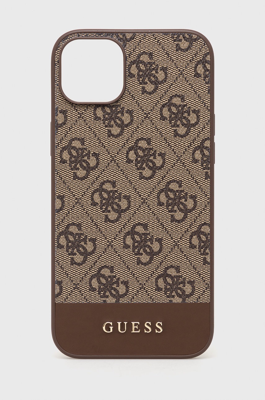 

Кейс за телефон Guess Iphone 14 Plus 6,7" в кафяво, Кафяв