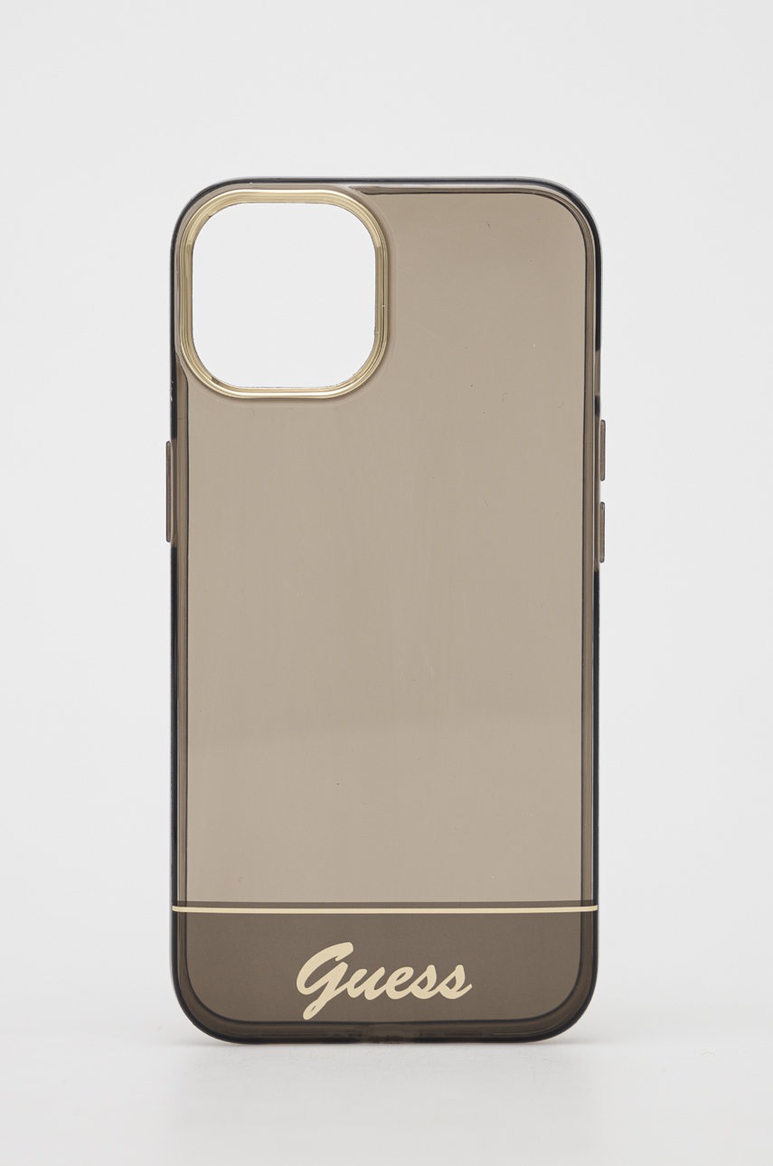 

Кейс за телефон Guess Iphone 14 6,1" в черно, Черен