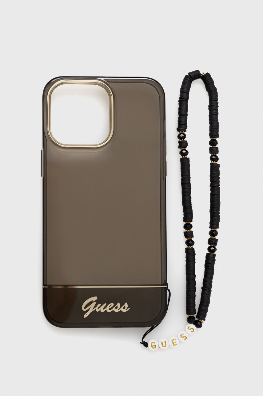 

Кейс за телефон Guess Iphone 14 Pro Max 6,7" в черно, Черен