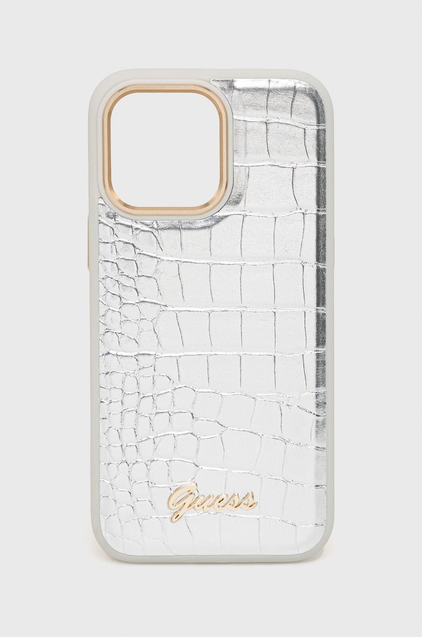 

Кейс за телефон Guess Iphone 14 Pro Max 6,7" в сребристо, Сребърен