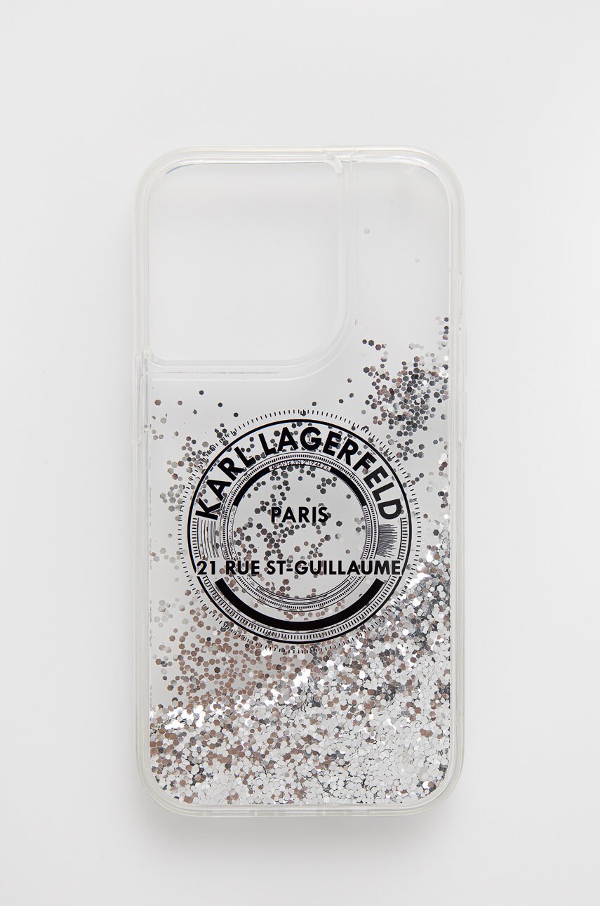 

Кейс за телефон Karl Lagerfeld Iphone 14 Pro 6,1" в сребристо, Сребърен