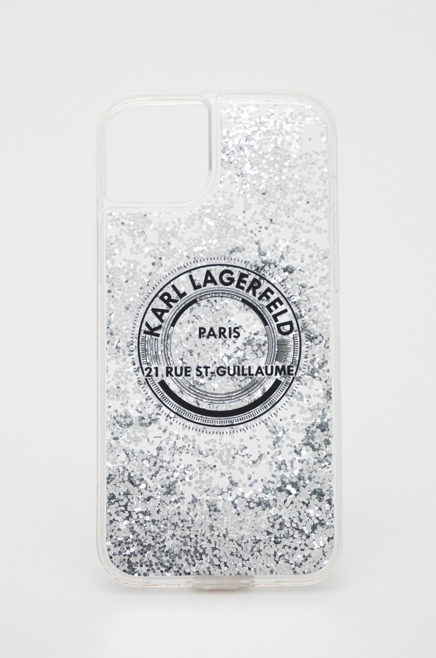 

Кейс за телефон Karl Lagerfeld Iphone 14 Plus 6,7" в сребристо, Сребърен