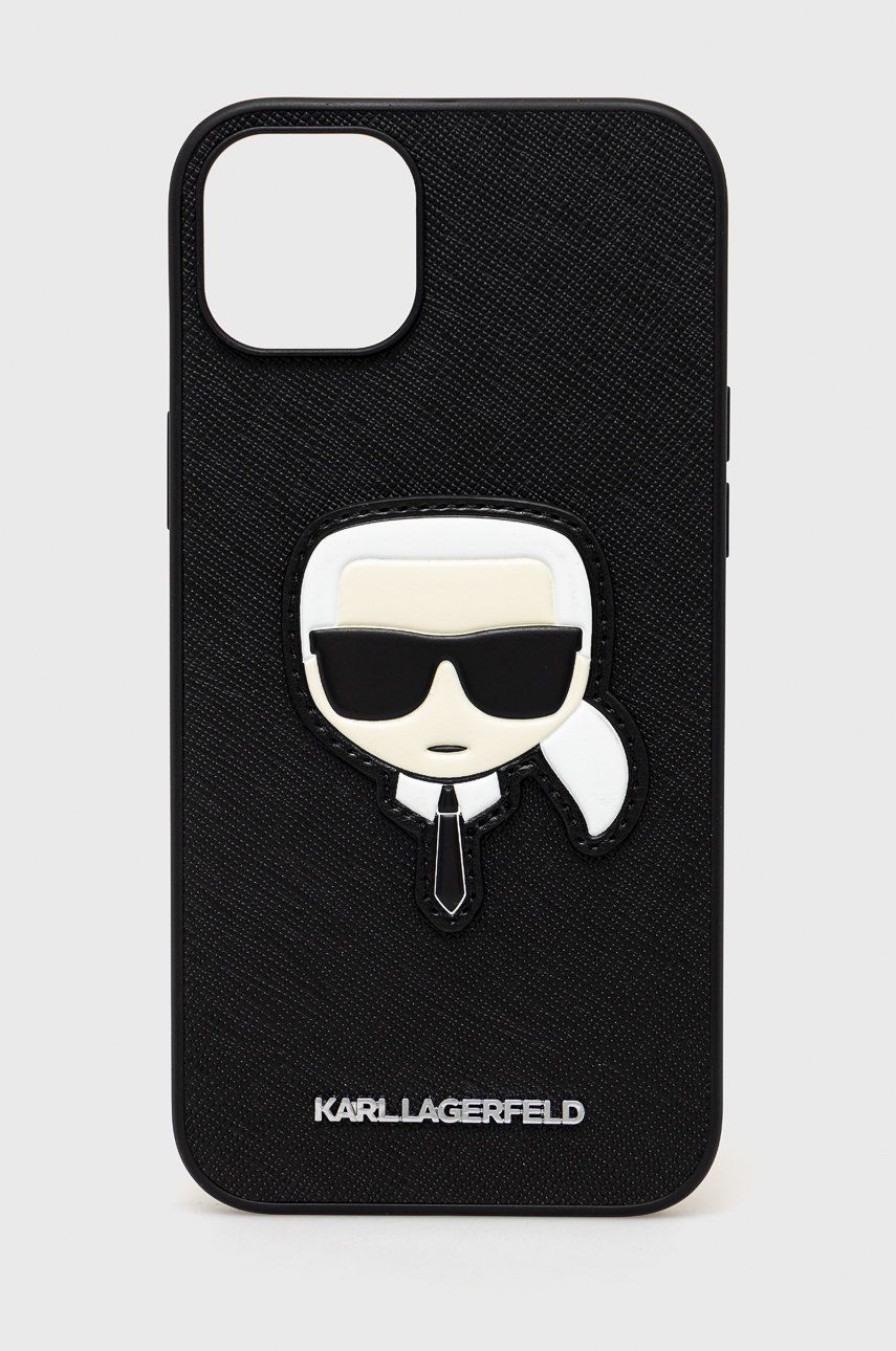 Obal na telefon Karl Lagerfeld Iphone 14 Plus 6,7" černá barva - černá -  Umělá hmota
