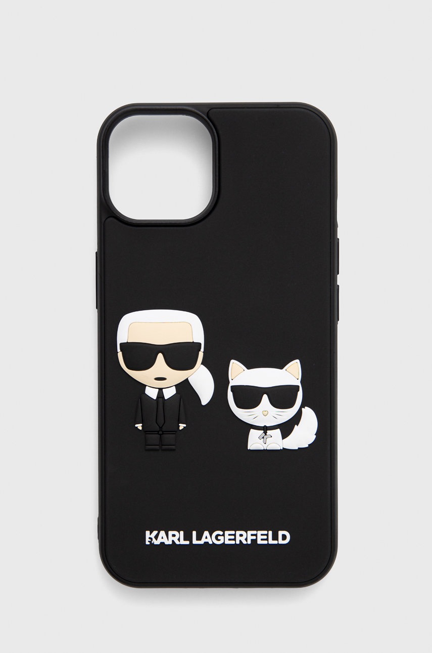 

Кейс за телефон Karl Lagerfeld Iphone 14 6,1" в черно, Черен