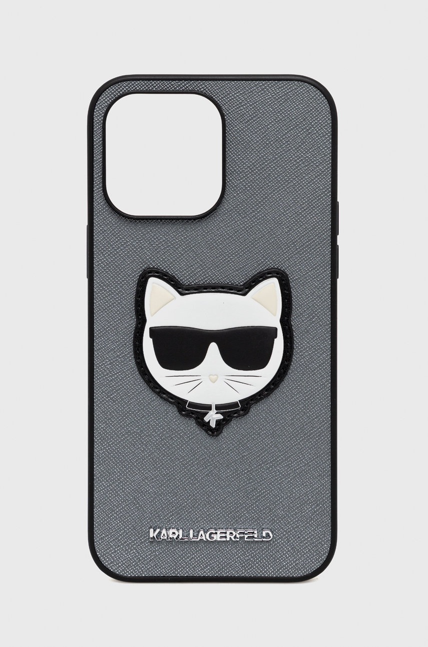 

Кейс за телефон Karl Lagerfeld Iphone 14 Pro Max 6,7" в сребристо, Сребърен