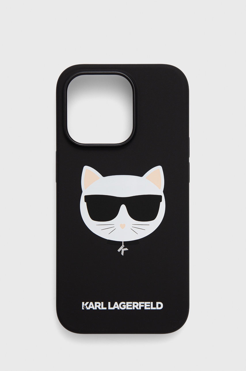 

Чохол на телефон Karl Lagerfeld Iphone 14 Pro 6,1" колір чорний