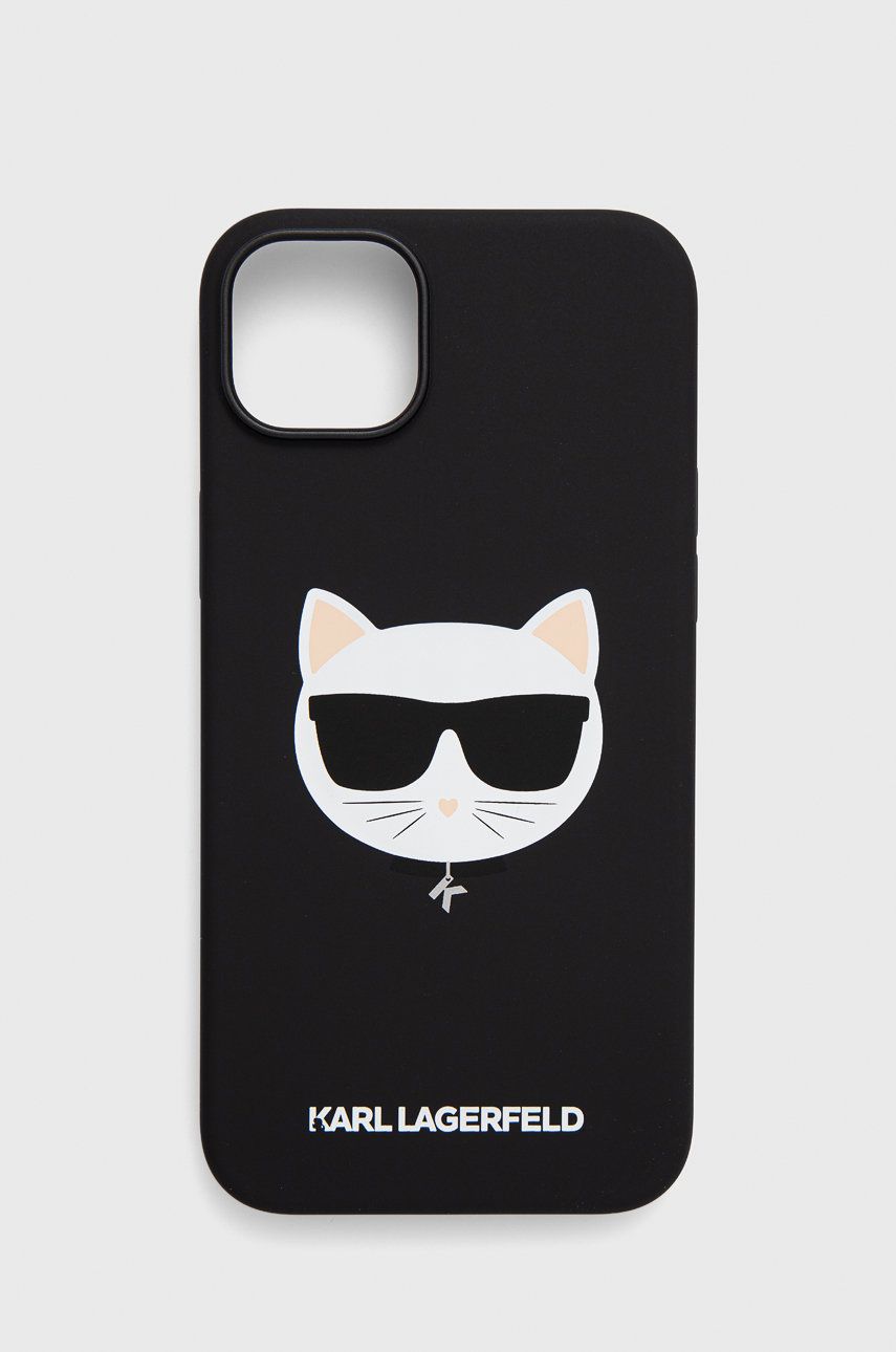 Karl Lagerfeld husa pentru telefon iPhone 14 Plus 6,7" culoarea negru