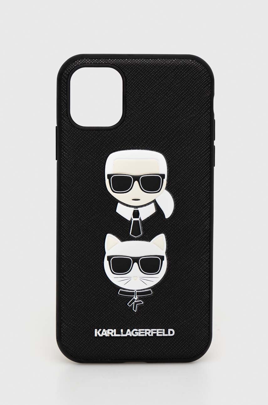 

Кейс за телефон Karl Lagerfeld Iphone 11 6,1" в черно, Черен