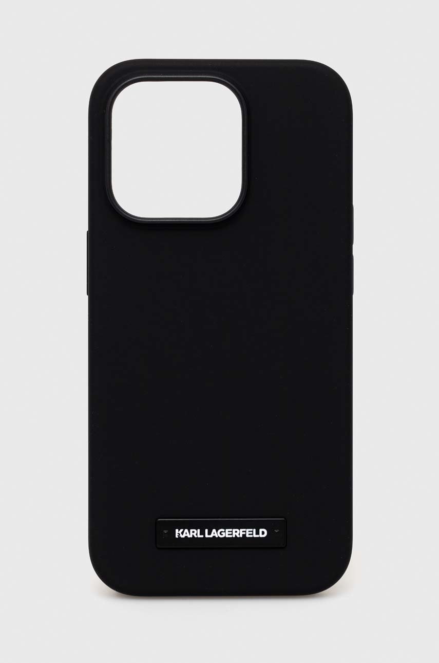 

Кейс за телефон Karl Lagerfeld iPhone 14 Pro 6,1" в черно, Черен