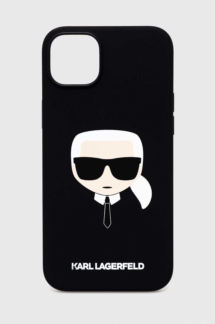 Karl Lagerfeld Husă Pentru Telefon IPhone 14 Plus 6,7 Culoarea Negru