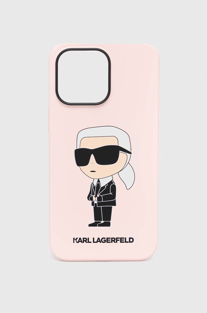 

Чохол на телефон Karl Lagerfeld iPhone 14 Pro Max 6,7" колір рожевий