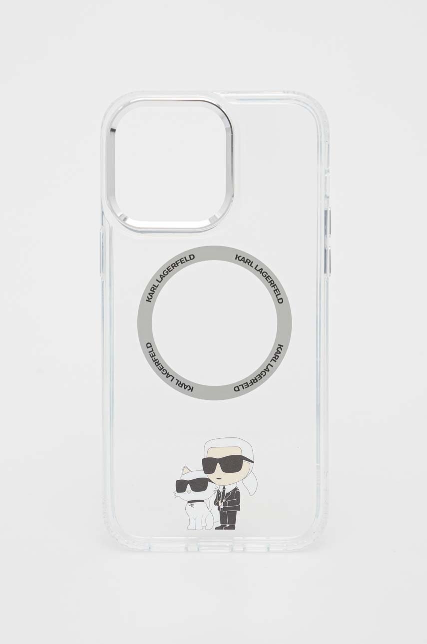 

Кейс за телефон Karl Lagerfeld iPhone 14 Pro Max 6,7" в прозрачен цвят