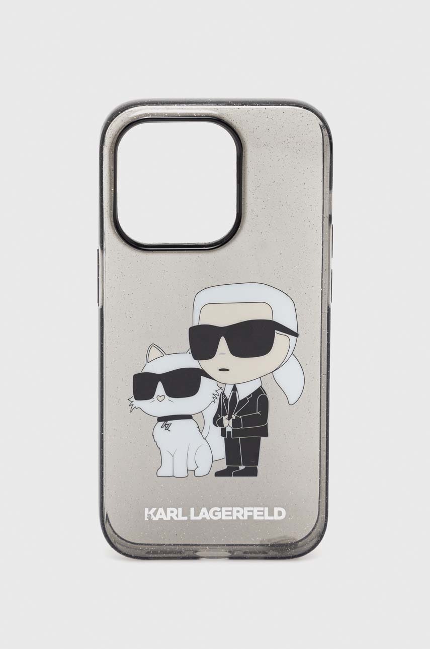 

Чехол на телефон Karl Lagerfeld iPhone 14 Pro 6,7" цвет чёрный