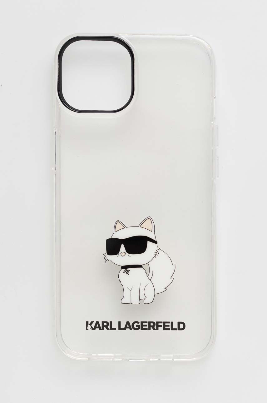 

Кейс за телефон Karl Lagerfeld iPhone 14 6,1" в прозрачен цвят