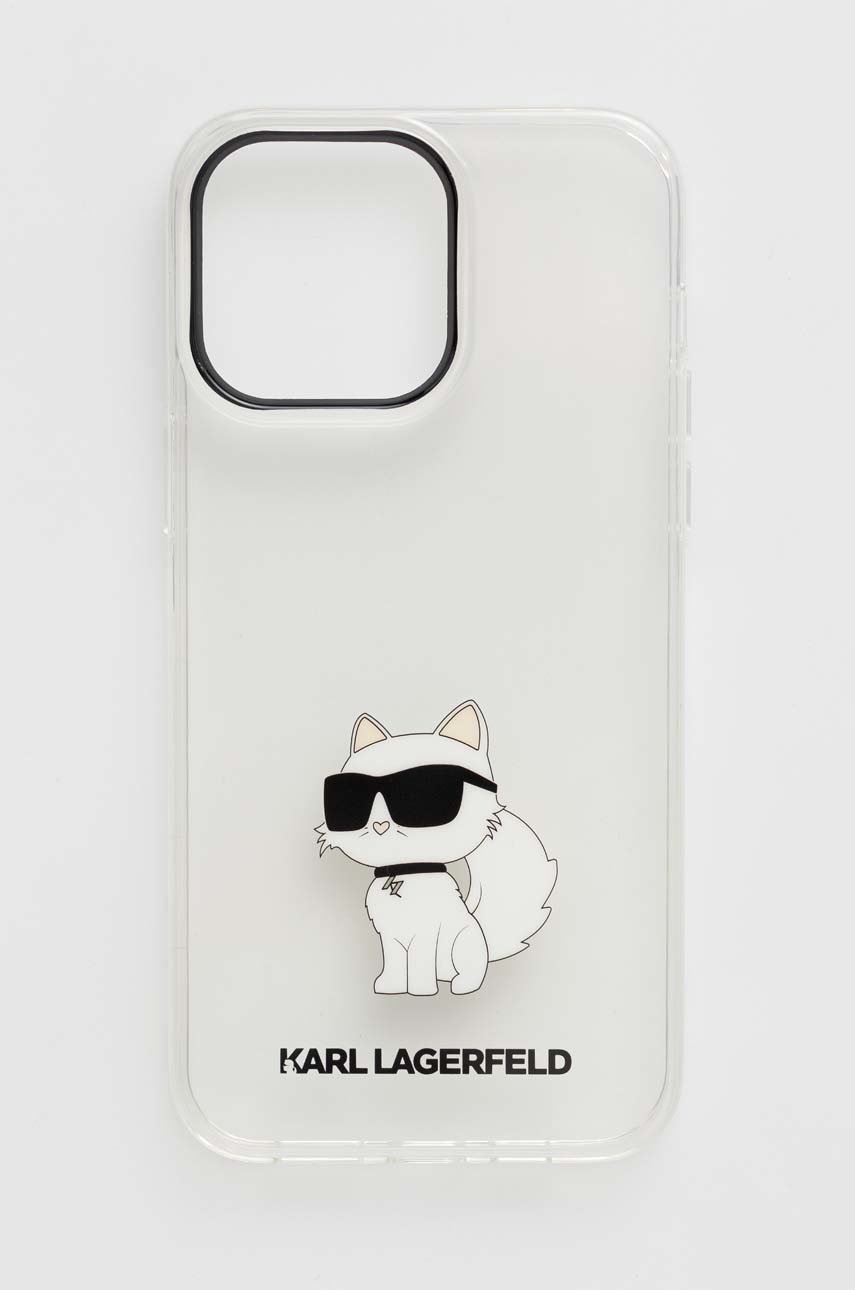

Кейс за телефон Karl Lagerfeld iPhone 14 Pro Max 6,7" в прозрачен цвят
