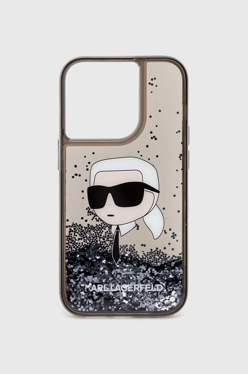 

Чехол на телефон Karl Lagerfeld iPhone 14 Pro 6,1" цвет чёрный