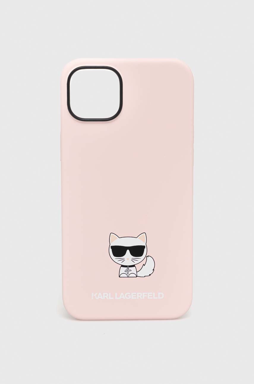 

Чохол на телефон Karl Lagerfeld iPhone 14 Plus 6,7" колір рожевий