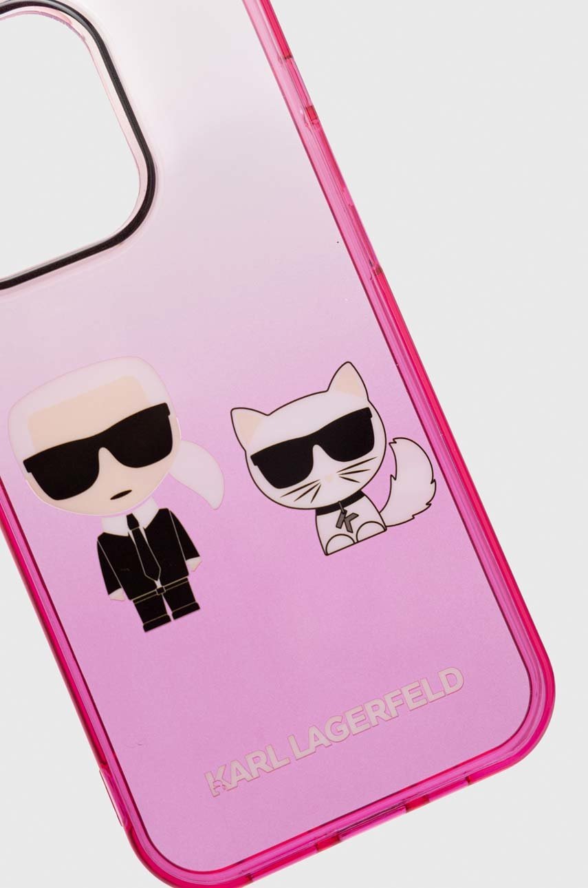 

Чохол на телефон Karl Lagerfeld iPhone 14 Pro 6,1" колір рожевий