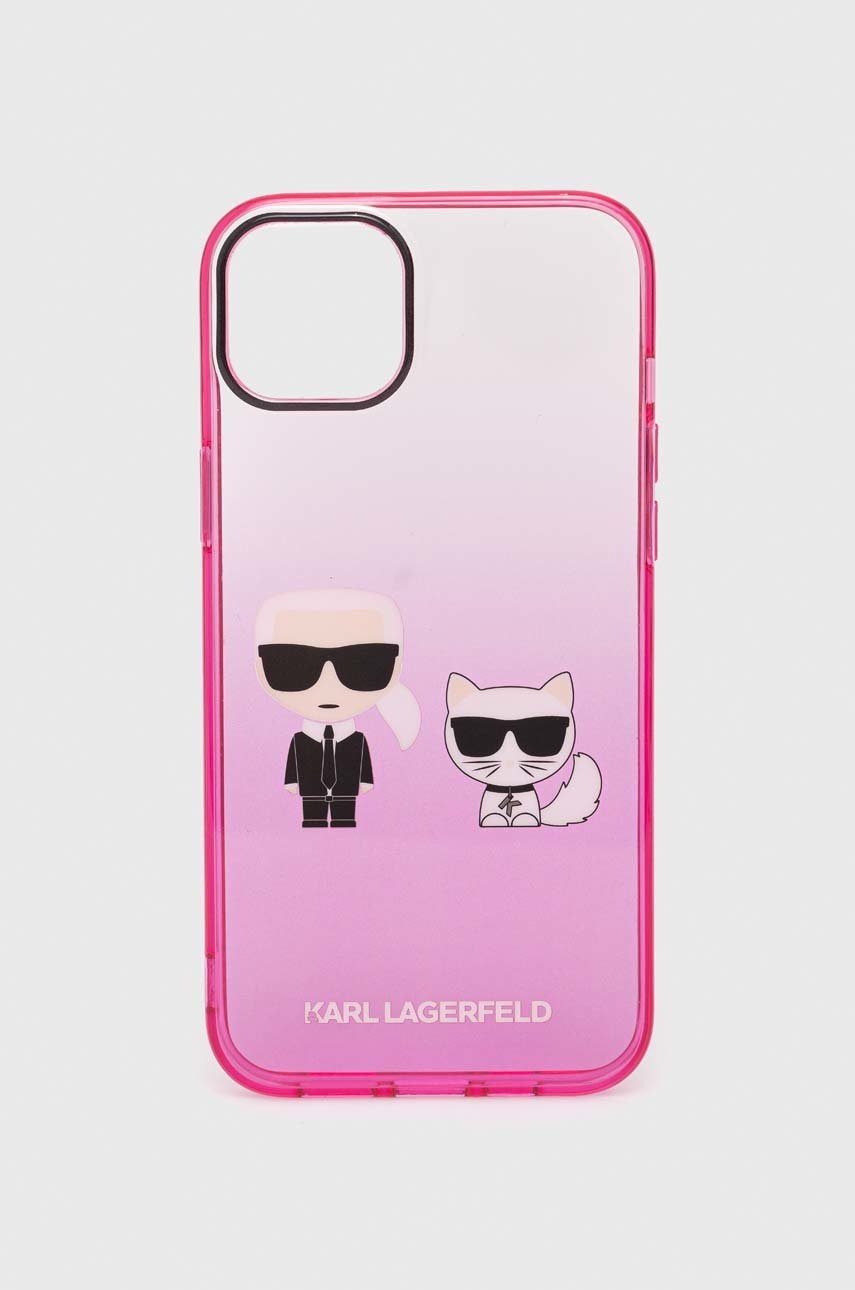 

Кейс за телефон Karl Lagerfeld iPhone 14 Plus 6,7" в розово, Розов