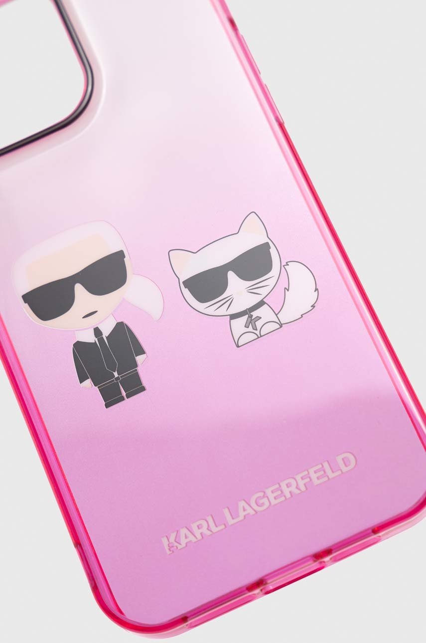 

Чохол на телефон Karl Lagerfeld iPhone 14 Pro Max 6,7" колір рожевий