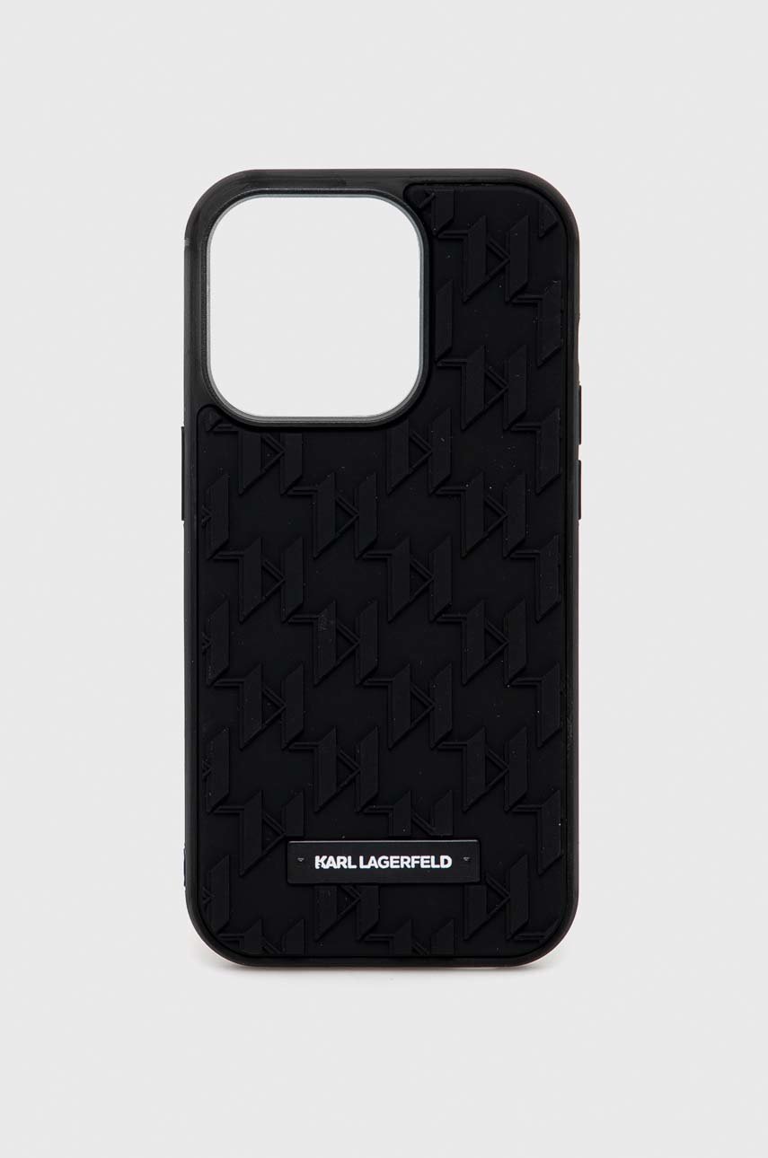 

Чохол на телефон Karl Lagerfeld iPhone 14 Pro 6,1" колір чорний