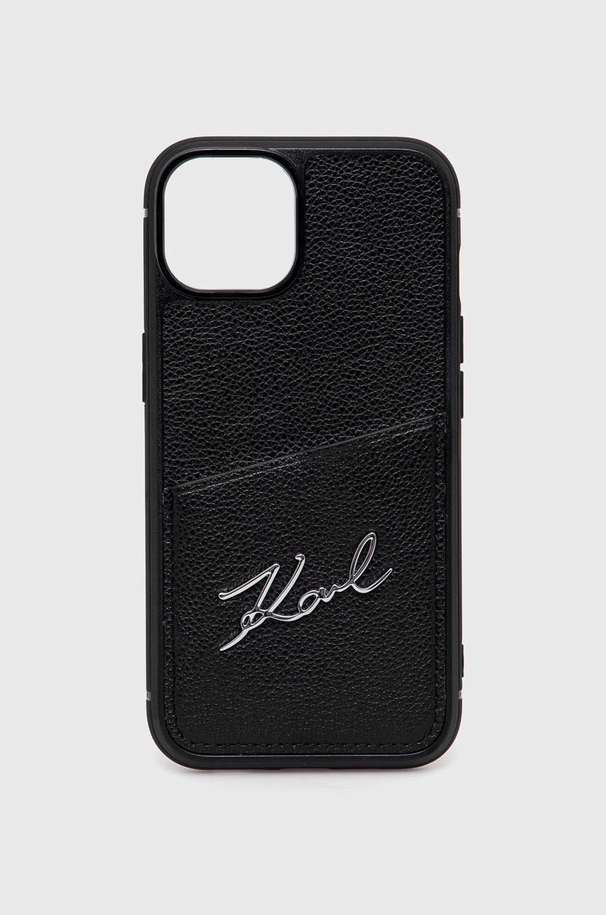

Кейс за телефон Karl Lagerfeld iPhone 14 6,1" в черно, Черен