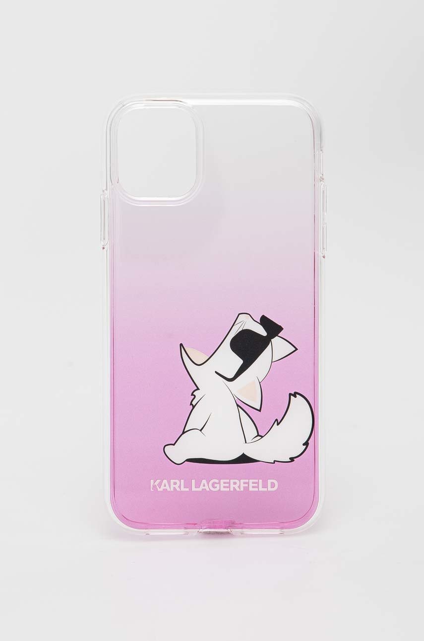 

Чохол на телефон Karl Lagerfeld iPhone 11 6,1"/ Xr колір рожевий