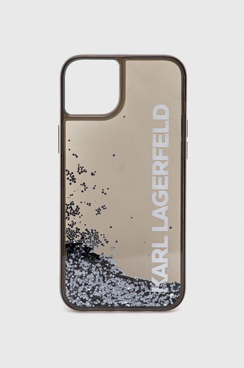 Levně Obal na telefon Karl Lagerfeld iPhone 14 Plus 6,7" černá barva