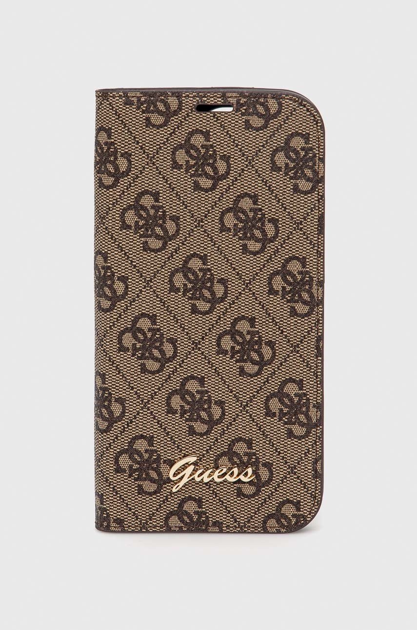 

Кейс за телефон Guess iPhone 14 Pro 6,1" в кафяво, Кафяв