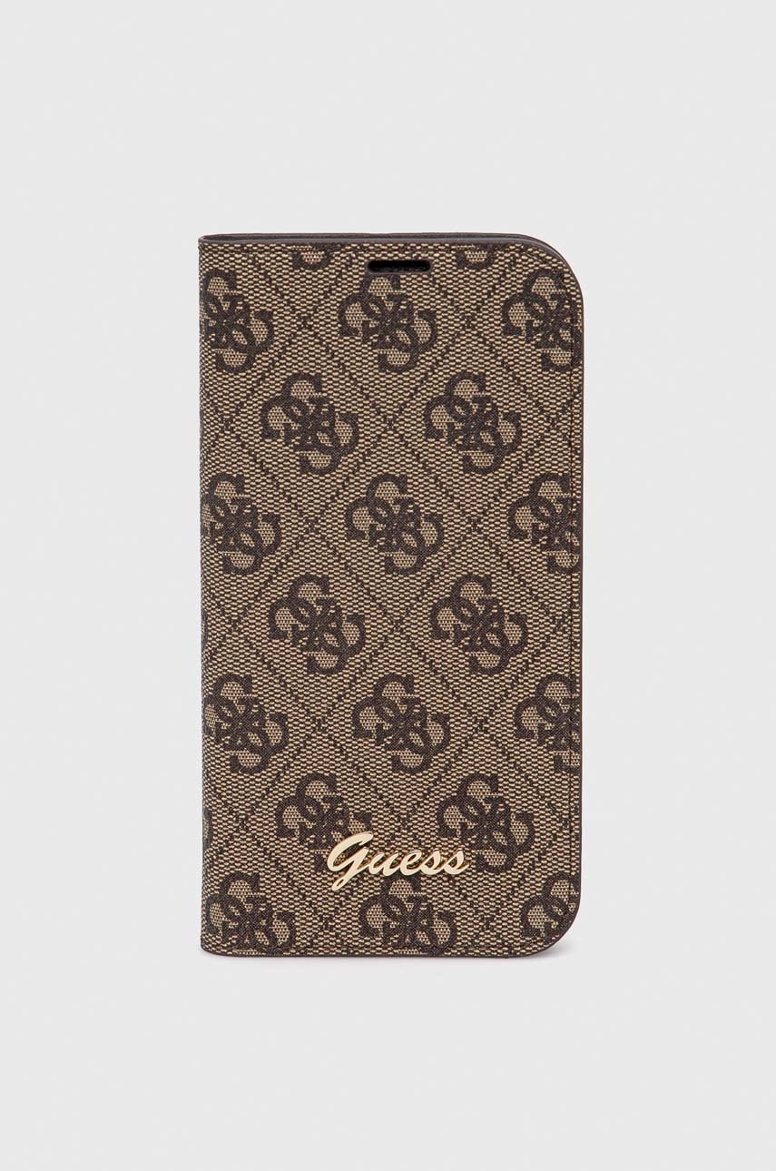 

Кейс за телефон Guess iPhone 14 6,1'' в кафяво, Кафяв