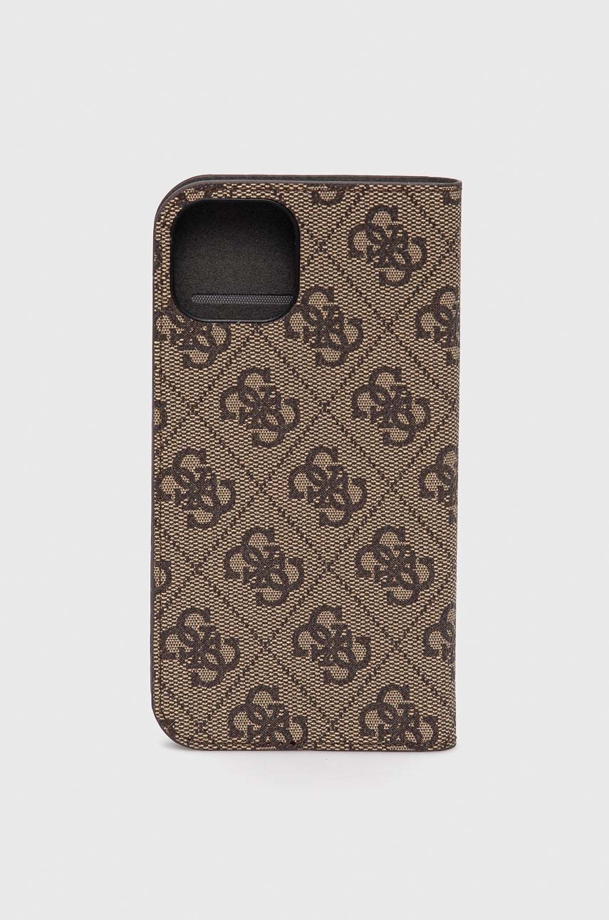 

Чохол на телефон Guess iPhone 14 6,1'' колір коричневий