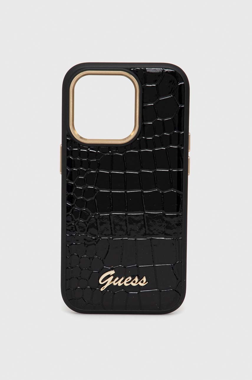 

Кейс за телефон Guess iPhone 14 Pro 6,1'' в черно, Черен