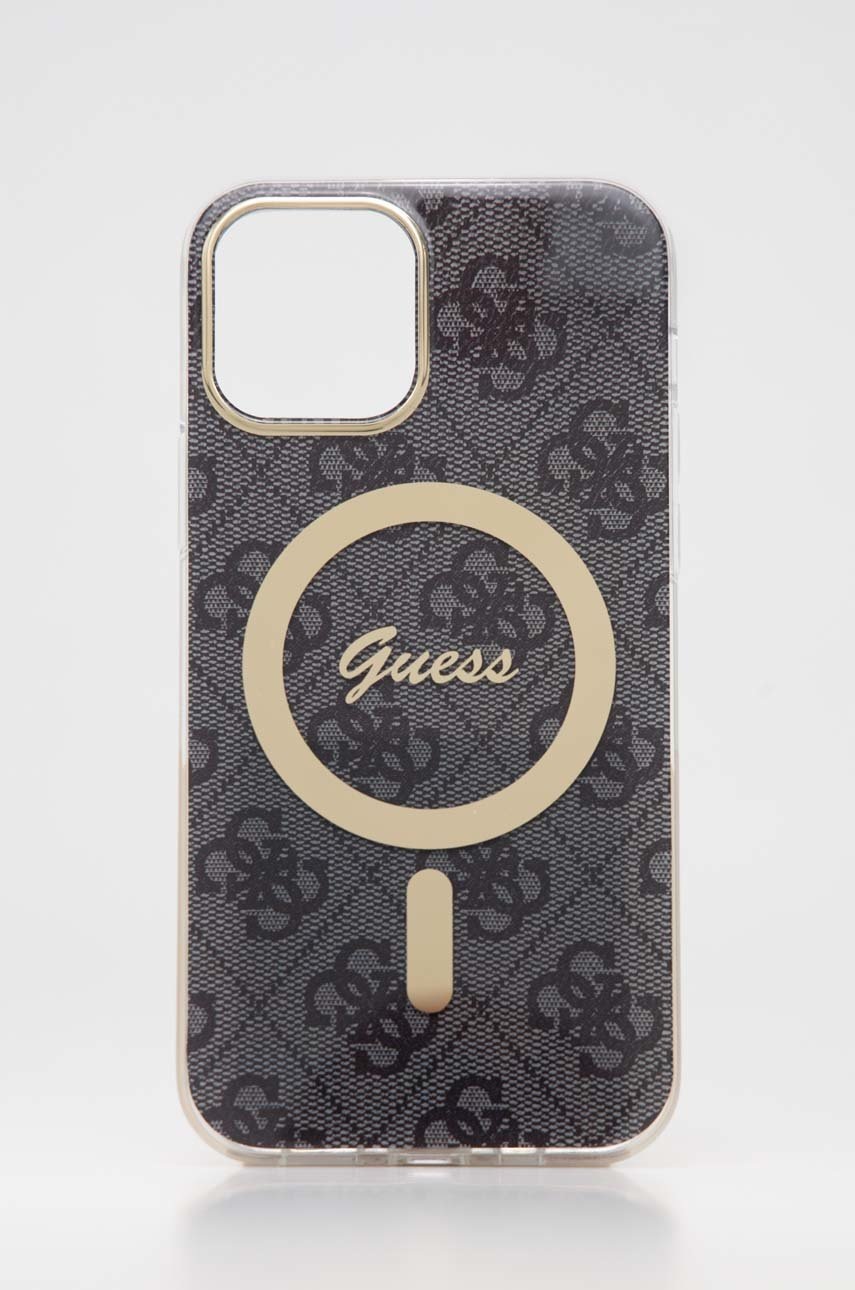 

Чехол для телефона и зарядное устройство Guess iPhone 12/12 Pro цвет чёрный