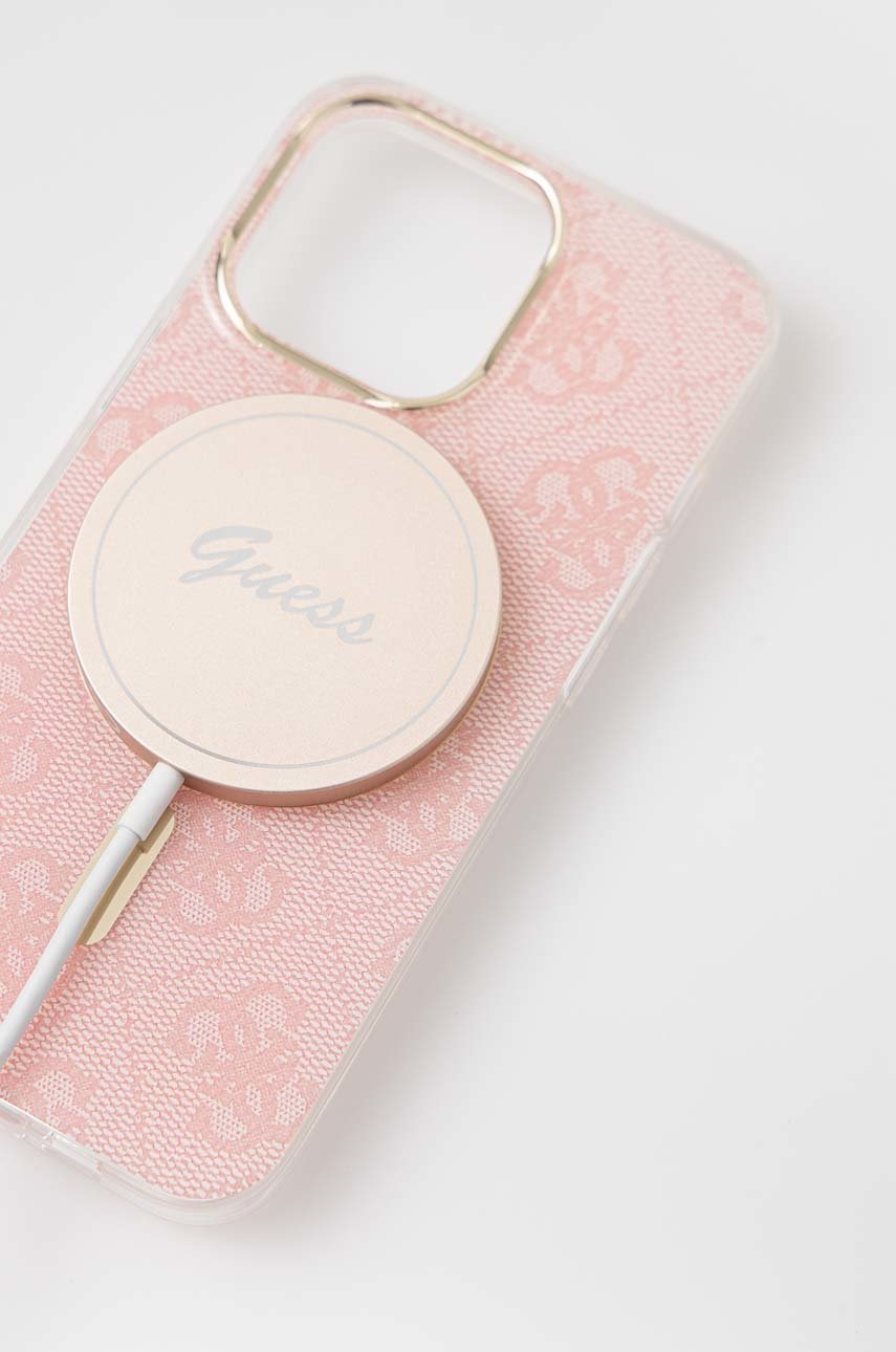 

Guess Чехол на телефон iPhone 13 Pro цвет розовый