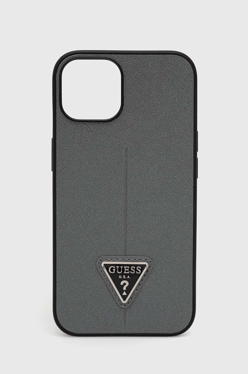 

Чохол на телефон Guess iPhone 14 6,1'' колір срібний
