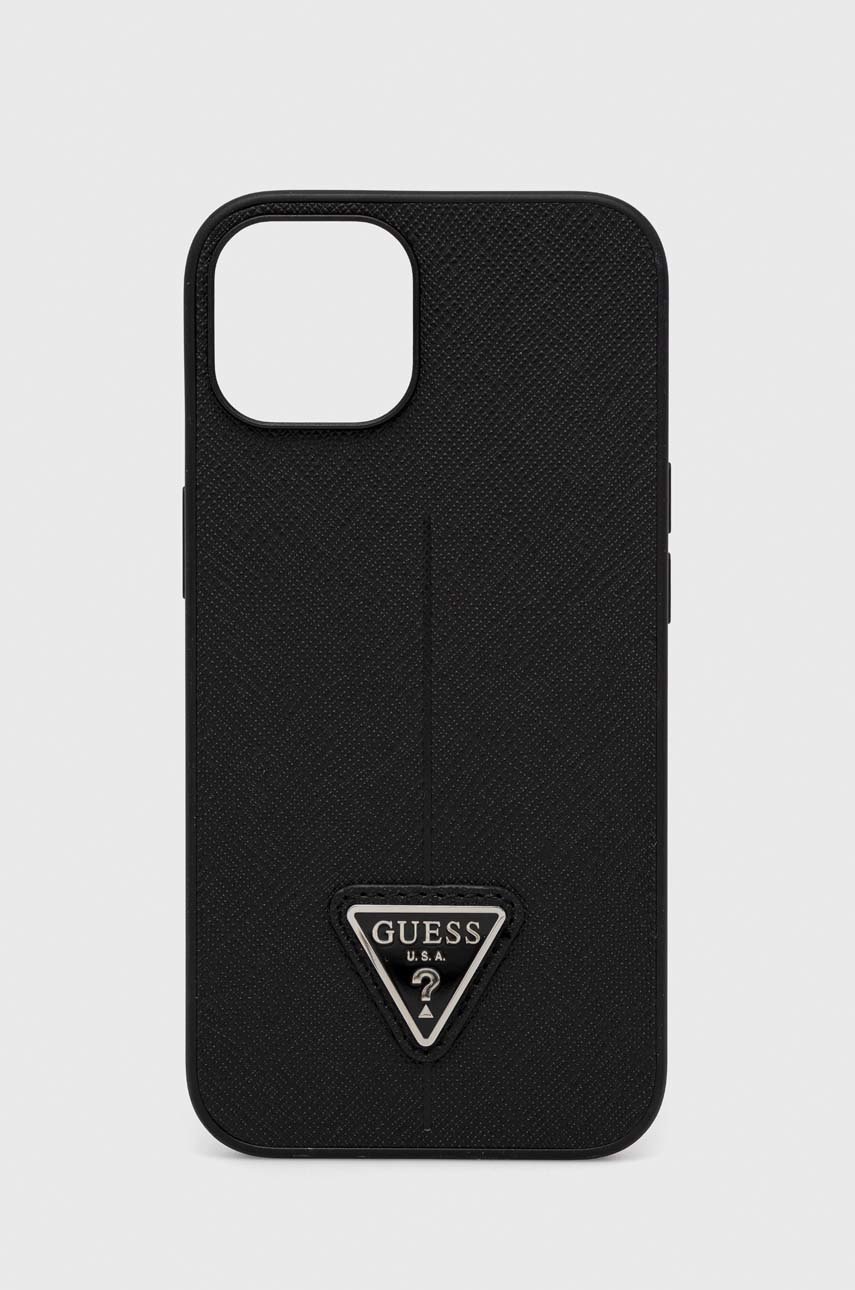 

Кейс за телефон Guess iPhone 14 6,1'' в черно, Черен