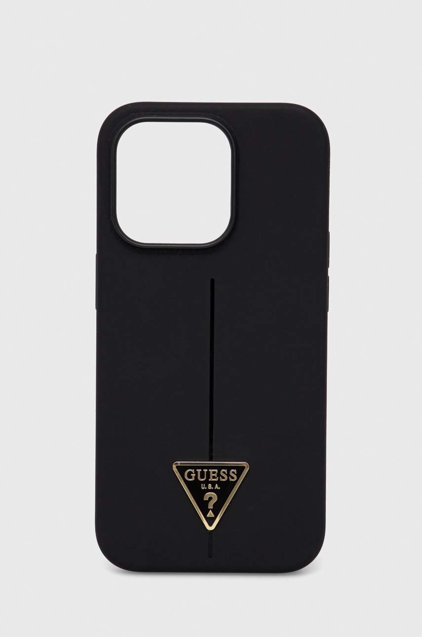 

Кейс за телефон Guess iPhone 14 Pro 6,1'' в черно, Черен