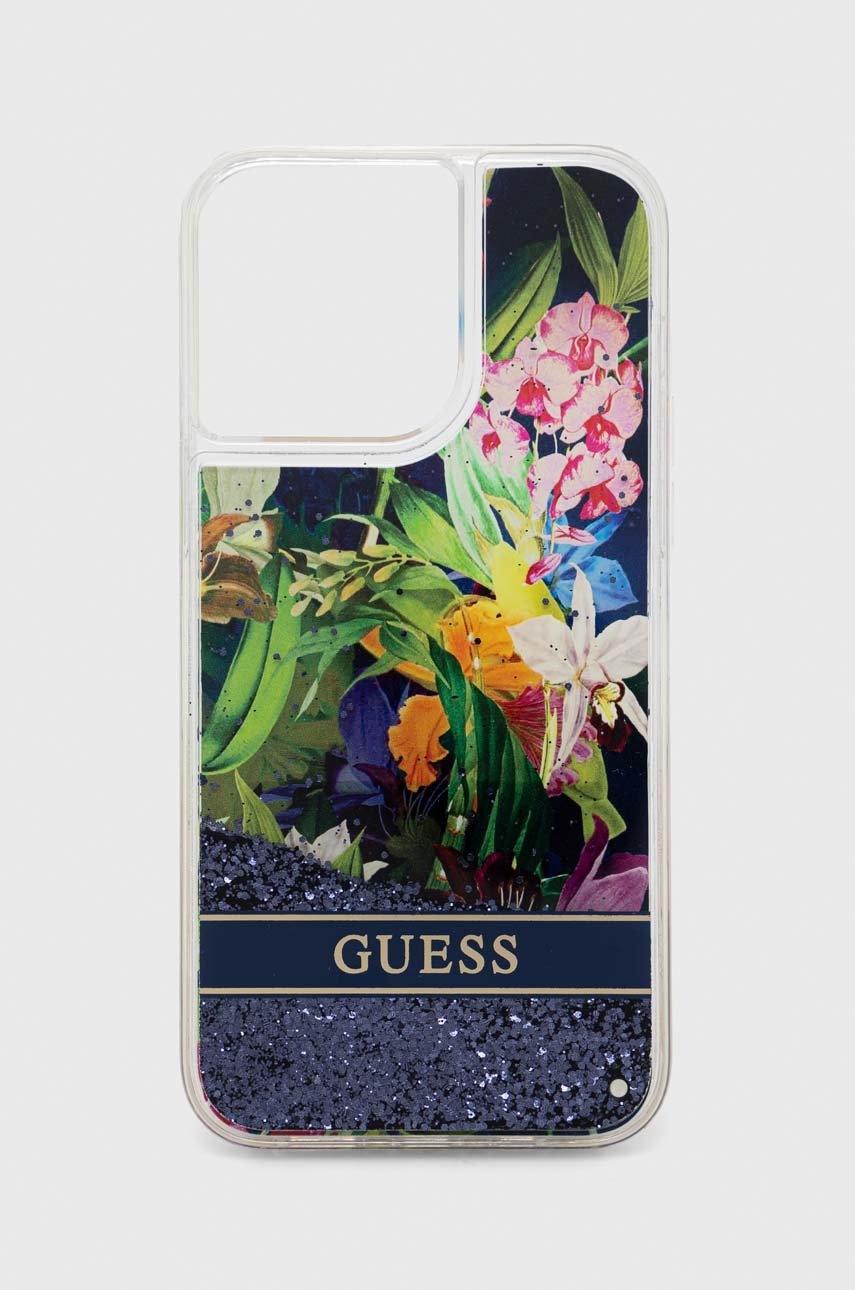 

Кейс за телефон Guess iPhone 14 Pro Max 6,7'' в синьо, Син