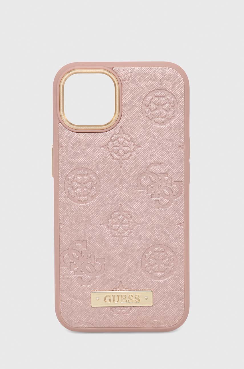 

Кейс за телефон Guess iPhone 13 6,1'' в розово, Розов