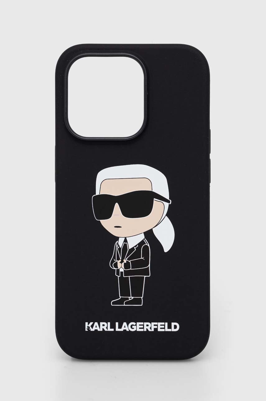 

Чехол на телефон Karl Lagerfeld iPhone 14 Pro 6,1'' цвет чёрный