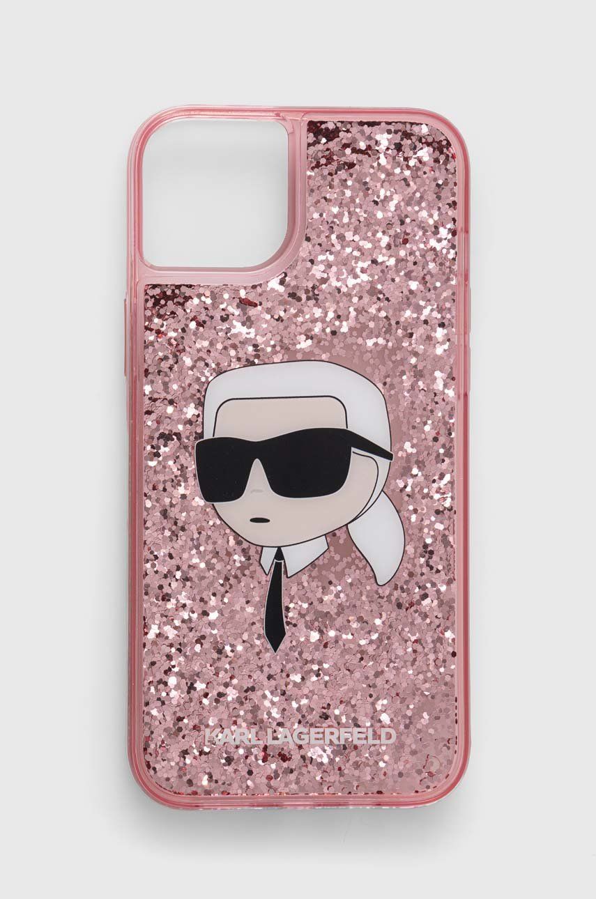 Karl Lagerfeld Husă Pentru Telefon IPhone 14 Plus 6,7'' Culoarea Roz