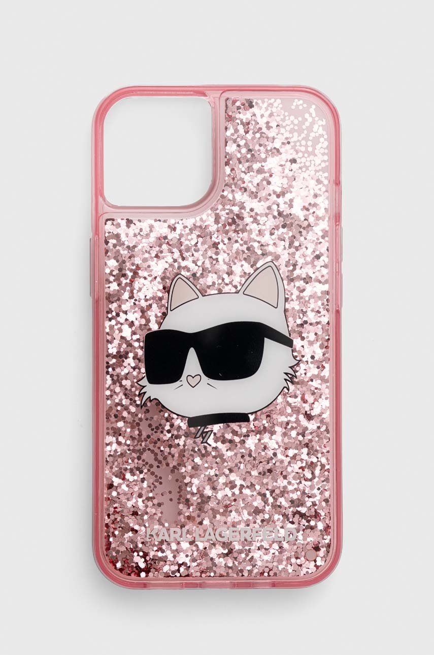 

Кейс за телефон Karl Lagerfeld iPhone 14 6,1'' в розово, Розов