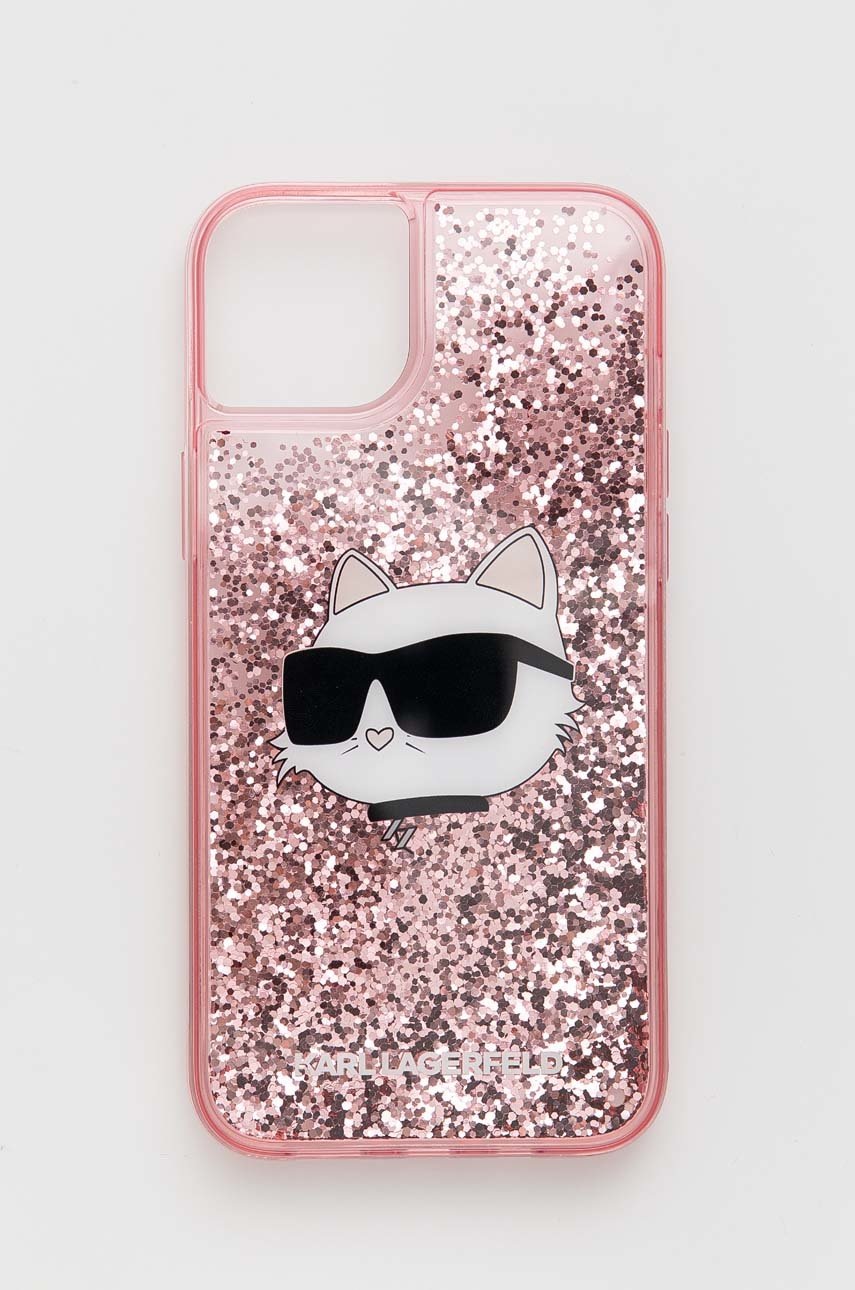 

Кейс за телефон Karl Lagerfeld iPhone 14 Plus 6,7'' в розово, Розов