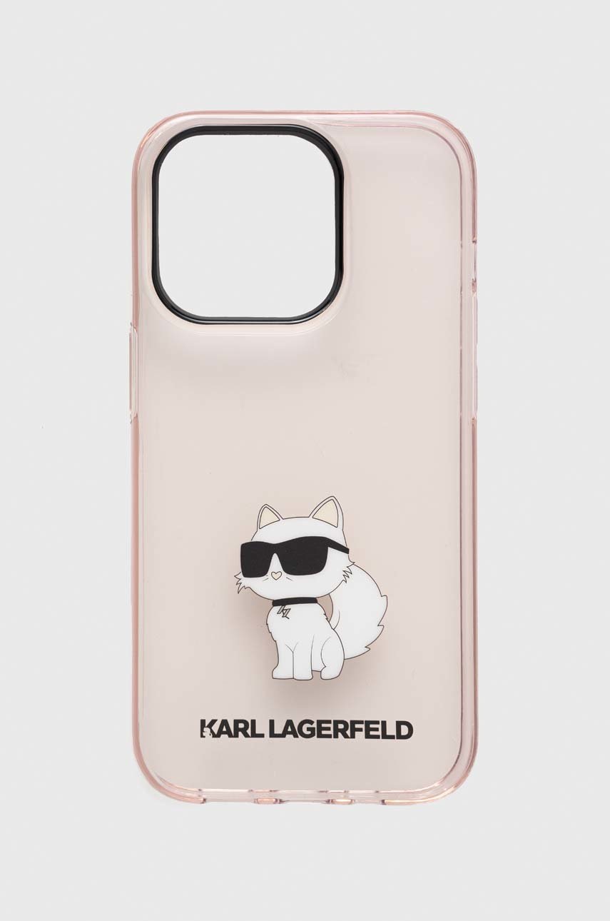 

Кейс за телефон Karl Lagerfeld iPhone 14 Pro 6,1'' в розово, Розов